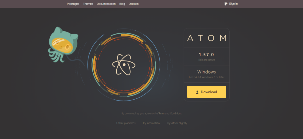 2位「Atom」